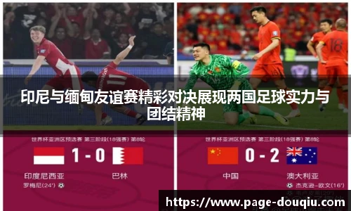 印尼与缅甸友谊赛精彩对决展现两国足球实力与团结精神